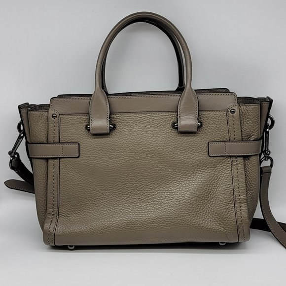 Coach Swagger 27 34816 Fog Purse Satchel - Picture 2 of 10